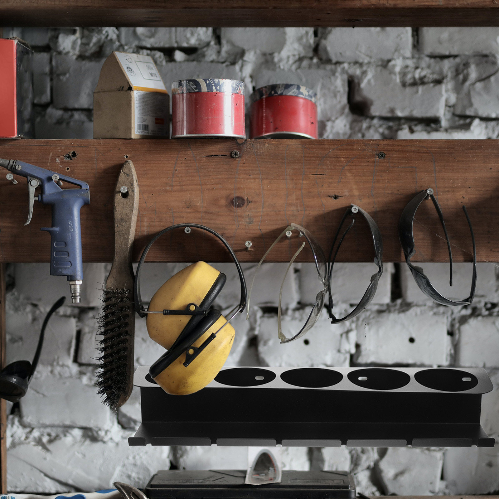 Workshop Tools Organizer - 1 Set Hochleistungs-Metall-Werkzeughalter für die Wandmontage