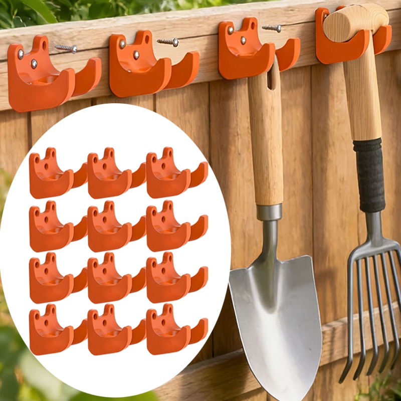 Workshop Tools On Wall - 2-10 Stück Hochbelastbare Gartenwerkzeughalterung Wandmontierte Haken