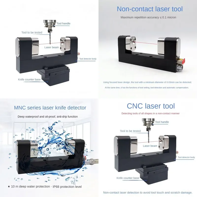 Hand Tools Mechanical Workshop - Berührungsloser CNC-Werkzeugsetzer für Fräsmaschinen mit 5-Richtungs-Messfunktion