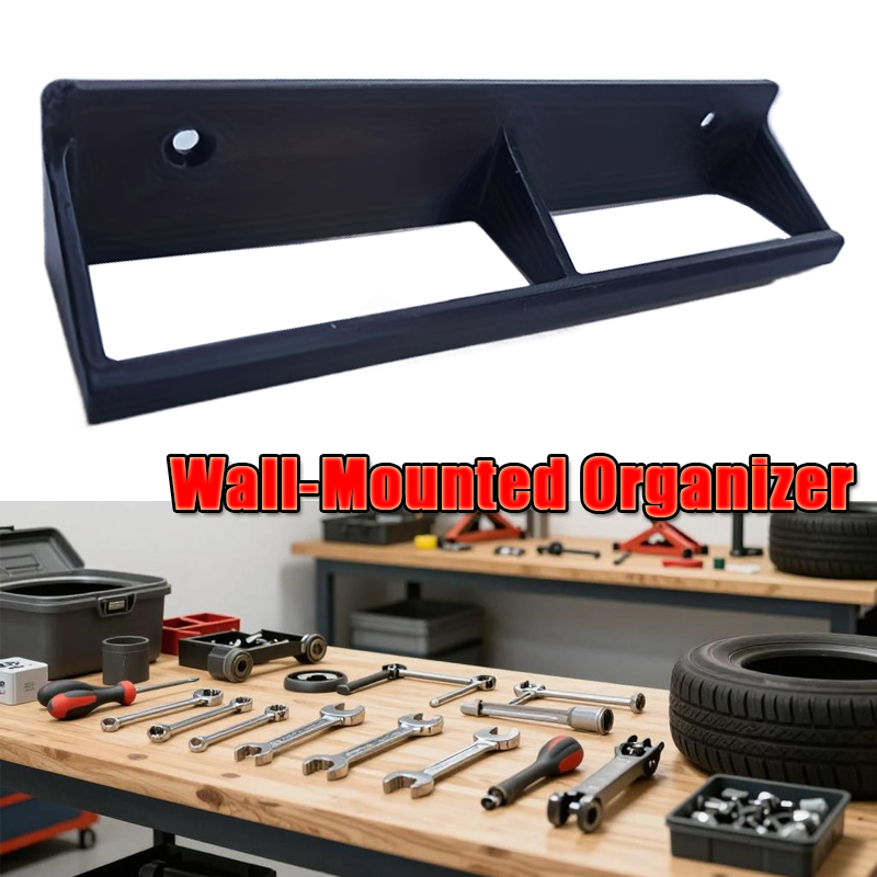 Workshop Tools On Wall - 1-teiliger, robuster, wandmontierter Organizer mit platzsparendem