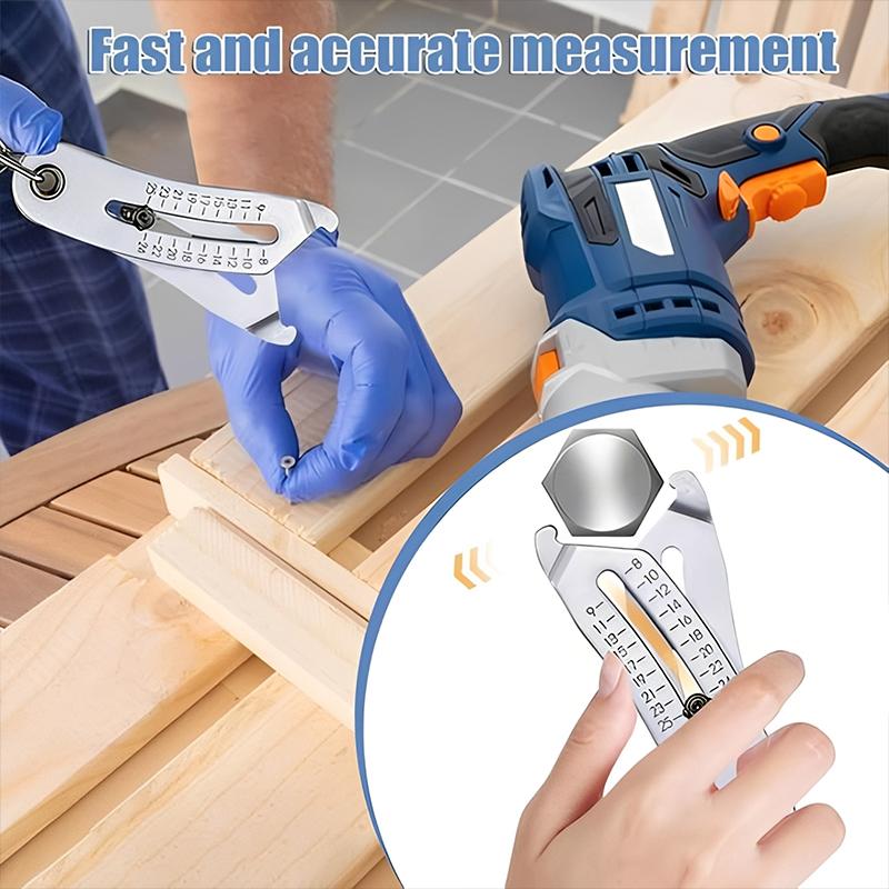 Workshop Tools In Engineering - Präzisions-Gewindeprüflehre Handgehaltenes Schlüsselanhänger-Werkzeug Schnelle Gewindemessung für