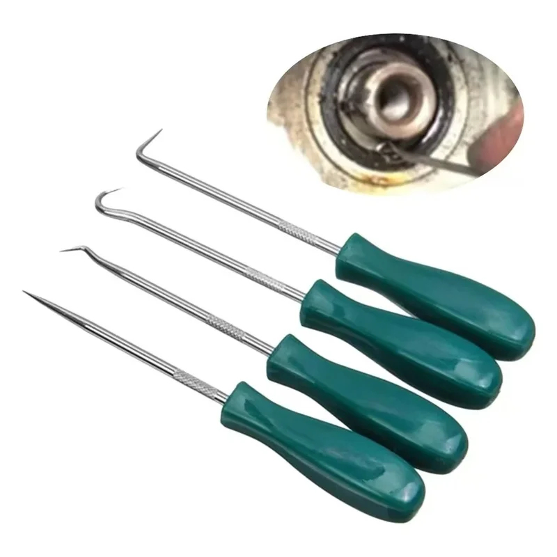 Workshop Hand Tools - 4-teiliges 135mm Öldichtungs-Abzieher-Set Schraubendreher-Set Auto-Dichtungs-Entferner-Haken für