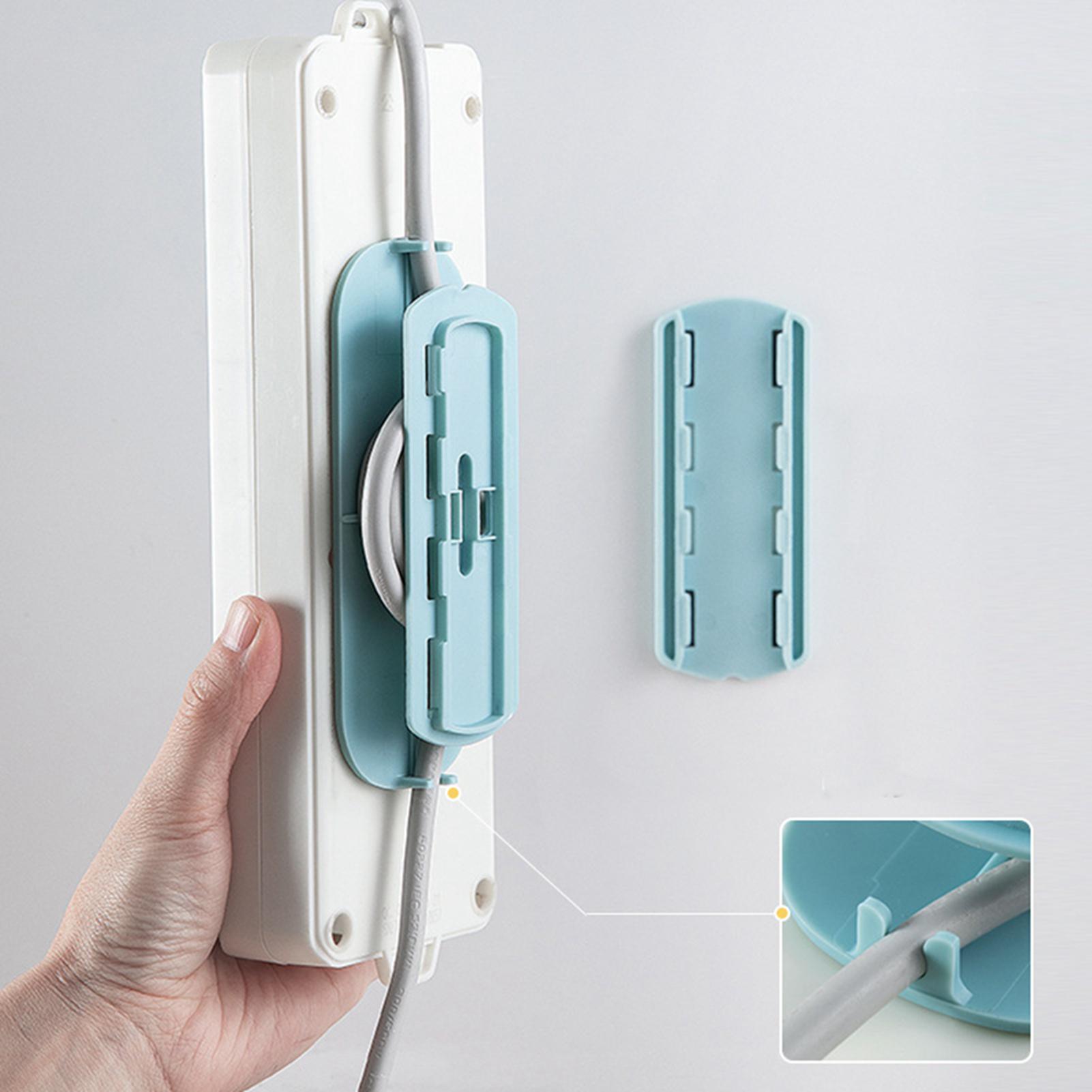 Workshop Tools On Wall - Selbstklebende Steckdosenleiste Desktop-Steckdosenhalter Fixateur Kabel Draht