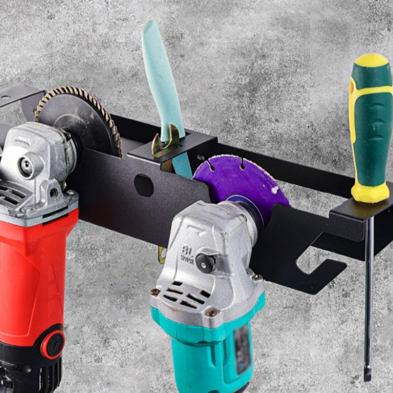 4-Fach Winkelschleifer-Halteru – Workshop Tools Organizer Bewertung und Preis