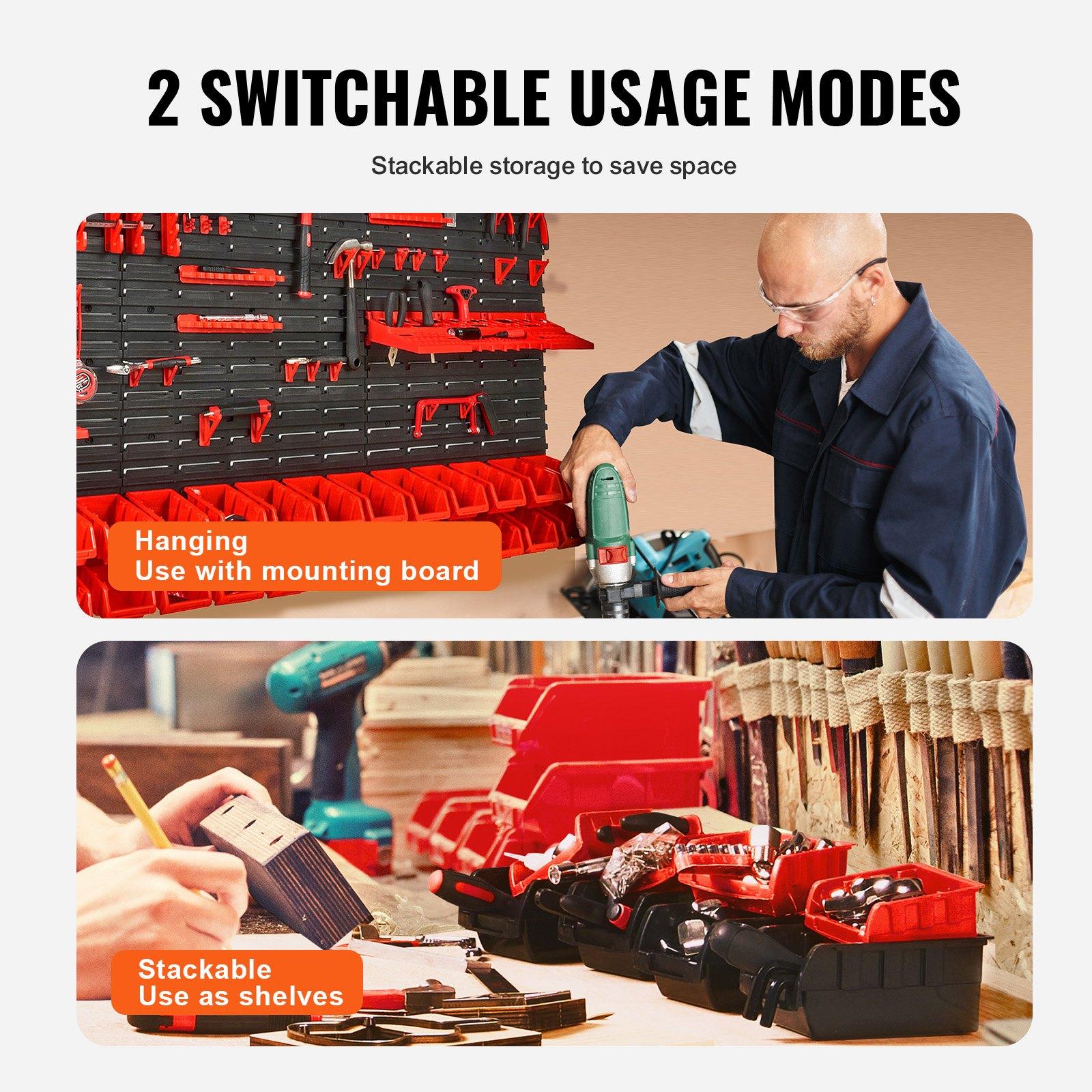 Wandmontierter 30-Fächer Kunst – Workshop Tools Organizer Bewertung und Preis