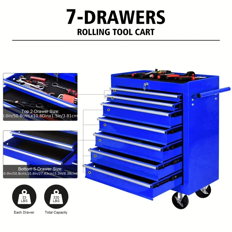 7-Schubladen-Werkzeugwagen in  – Tools At Workshop Bewertung und Preis