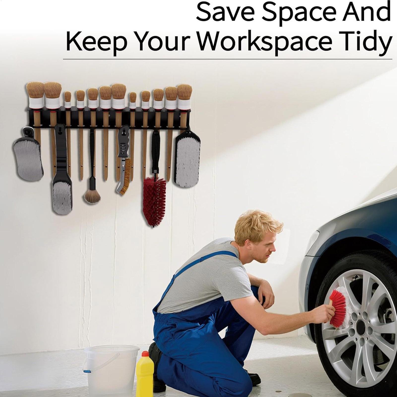 Detailing-Bürstenhalter aus St – Workshop Tools On Wall Bewertung und Preis
