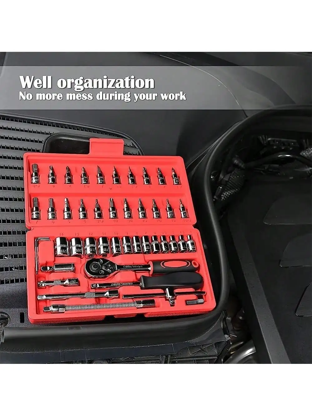 46-teiliger 1/4-Zoll-Steckschl – Tool Chest Cabinet Bewertung und Preis